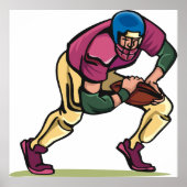 Gridiron Football Speler Poster (Voorkant)