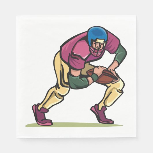 Gridiron Football Speler Servet (Voorkant)