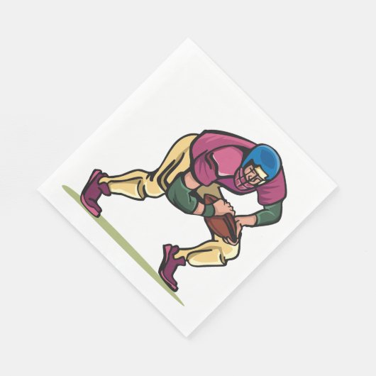 Gridiron Football Speler Servet (Hoek)