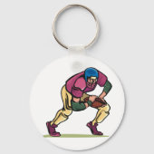 Gridiron Football Speler Sleutelhanger (Achterkant)