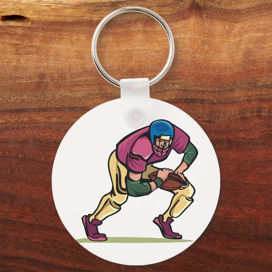 Gridiron Football Speler Sleutelhanger