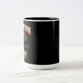 Gridiron Glory Football Tweekleurige Koffiemok (Center)