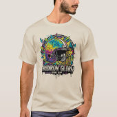 Gridiron Glory Retro Football Game Sfeer T-shirt (Voorkant)