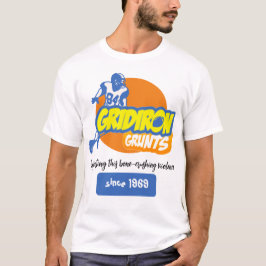 Gridiron Grunts! Aanpasbare Onderschrift T-shirt