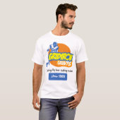 Gridiron Grunts! Aanpasbare Onderschrift T-shirt (Voorkant volledig)