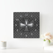 Gridiron Maltese Vierkante Klok (Huis)