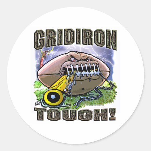 Gridiron stoer! Sticker (Voorkant)