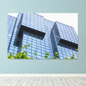 Gridlines naar de hemel canvas afdruk (Insitu (Houten vloer))