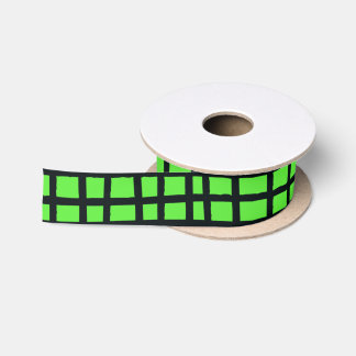 Gridlines Satin Ribbon Satijnen Lint