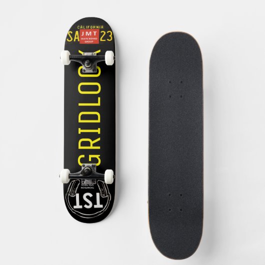 GRIDLOCK Skateboard (Voorkant)