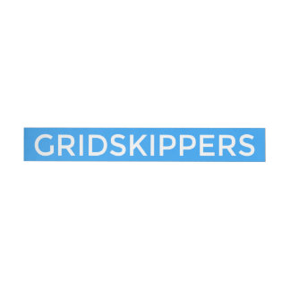 GRIDSKIPPERS Sticker Adreslabel Wikkel