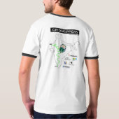 GRIDSKIPPERS T-Shirt met Kaart en Sponsors (Achterkant volledig)