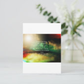 GRIEF eindigt nooit Briefkaart (Staand voorkant)