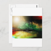 GRIEF eindigt nooit Briefkaart (Voorkant / Achterkant)