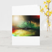 GRIEF eindigt nooit Kaart (Gele Bloem)