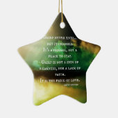 GRIEF eindigt nooit Keramisch Ornament (Rechts)