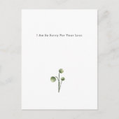 Grief Mourning Sorry For Your Loss Card Briefkaart (Voorkant)