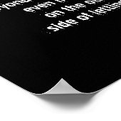 Grief Verlies Inspirerend Poster Verlaten (Hoek)