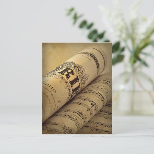 Grieg Piano Concerto Briefkaart (Staand voorkant)