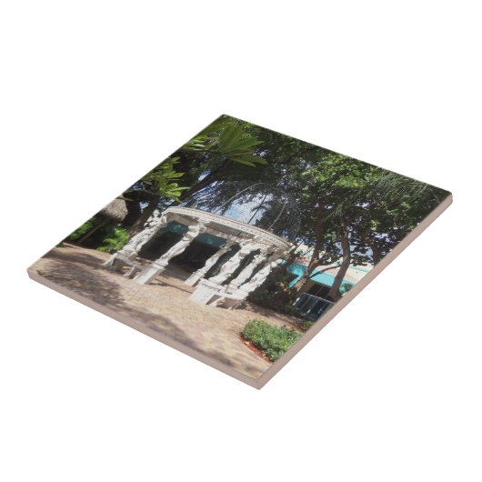 GRIEK GAZEBO ONTWERP TEGELTJE (Zijkant)