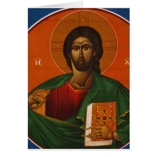 GRIEK ORTHODOX ICON JESUS CHRIST (Voorkant)