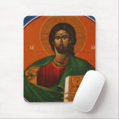 GRIEK ORTHODOX ICON JESUS CHRIST MUISMAT (Met muis)