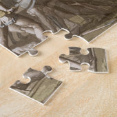 Grieken en Trojanen vechten over het lichaam van P Legpuzzel (Zijkant)