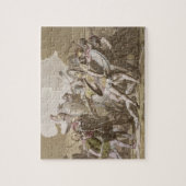 Grieken en Trojanen vechten over het lichaam van P Legpuzzel (Verticaal)