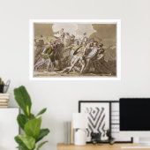 Grieken en Trojanen vechten over het lichaam van P Poster (Thuiskantoor)