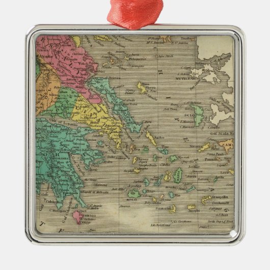 Griekenland 10 metalen ornament (Voorkant)