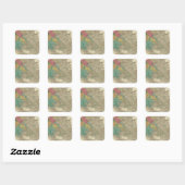 Griekenland 10 vierkante sticker (Vel)