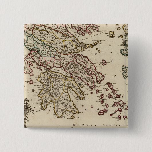 Griekenland 15 vierkante button 5,1 cm (Voorkant)