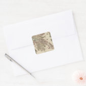 Griekenland 15 vierkante sticker (Envelop)