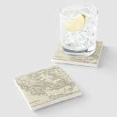 Griekenland 16 stenen onderzetter (Zijkant)