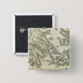 Griekenland 16 vierkante button 5,1 cm (Voorkant /achterkant)