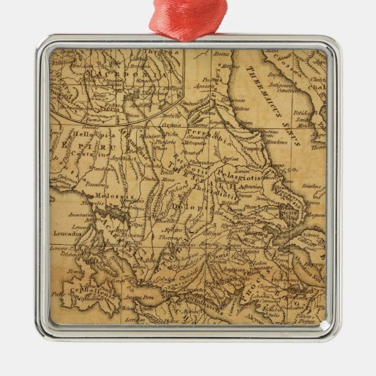 Griekenland 2 metalen ornament (Voorkant)