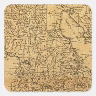 Griekenland 2 vierkante sticker