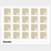 Griekenland 3 vierkante sticker (Vel)