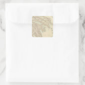 Griekenland 3 vierkante sticker (Tas)