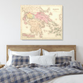 Griekenland 4 canvas afdruk (Insitu (Slaapkamer))