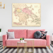 Griekenland 4 canvas afdruk (Insitu (Woonkamer))