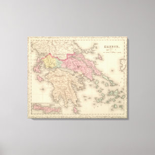 Griekenland 4 canvas afdruk