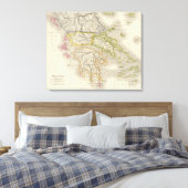 Griekenland 4 canvas afdruk (Insitu (Slaapkamer))