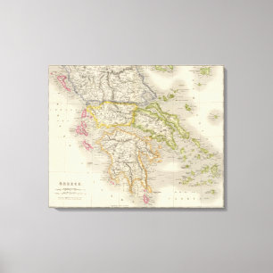 Griekenland 4 canvas afdruk