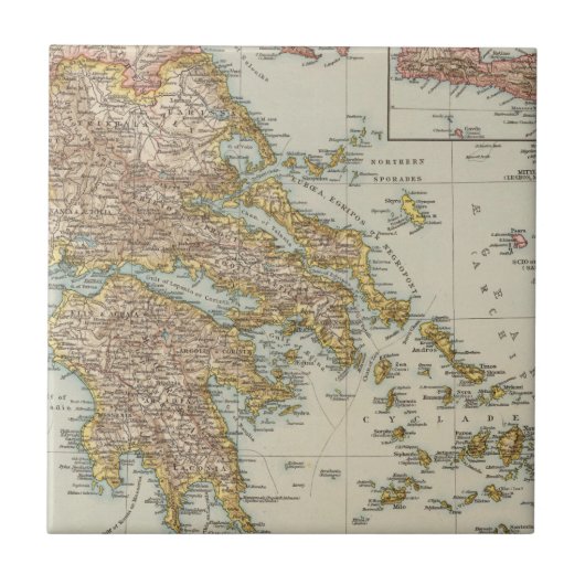 Griekenland 4 tegeltje (Voorkant)