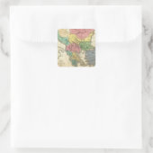 Griekenland 4 vierkante sticker (Tas)