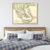 Griekenland 5 canvas afdruk (Insitu (Slaapkamer))