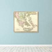 Griekenland 5 canvas afdruk (Insitu (Houten vloer))