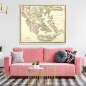 Griekenland 5 canvas afdruk (Insitu (Woonkamer))