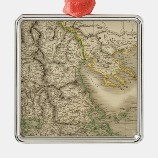 Griekenland 5 metalen ornament (Voorkant)